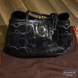 Coach Black Shoulder Bag